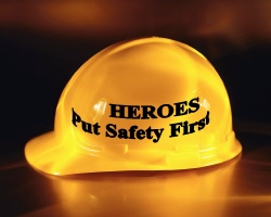safety hat from a safety seminar